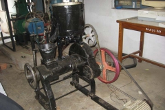Once the Jatropha seeds were collected, they were transported to Kathmandu, where the oil was expelled using this machine in Kathmandu University.