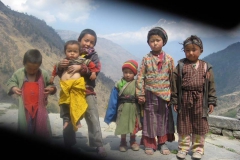 Children of Gatlang village