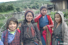 Children of Gatlang village