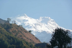 The Manasalu Himalaya as seen from the project area.